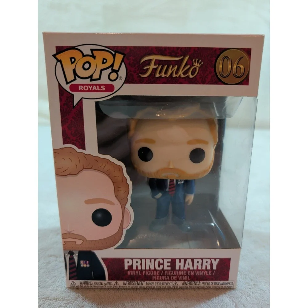 Funko Pop Royals Prince Harry 06 Vnl‎ Figure Duke of Sussex British Royal Family